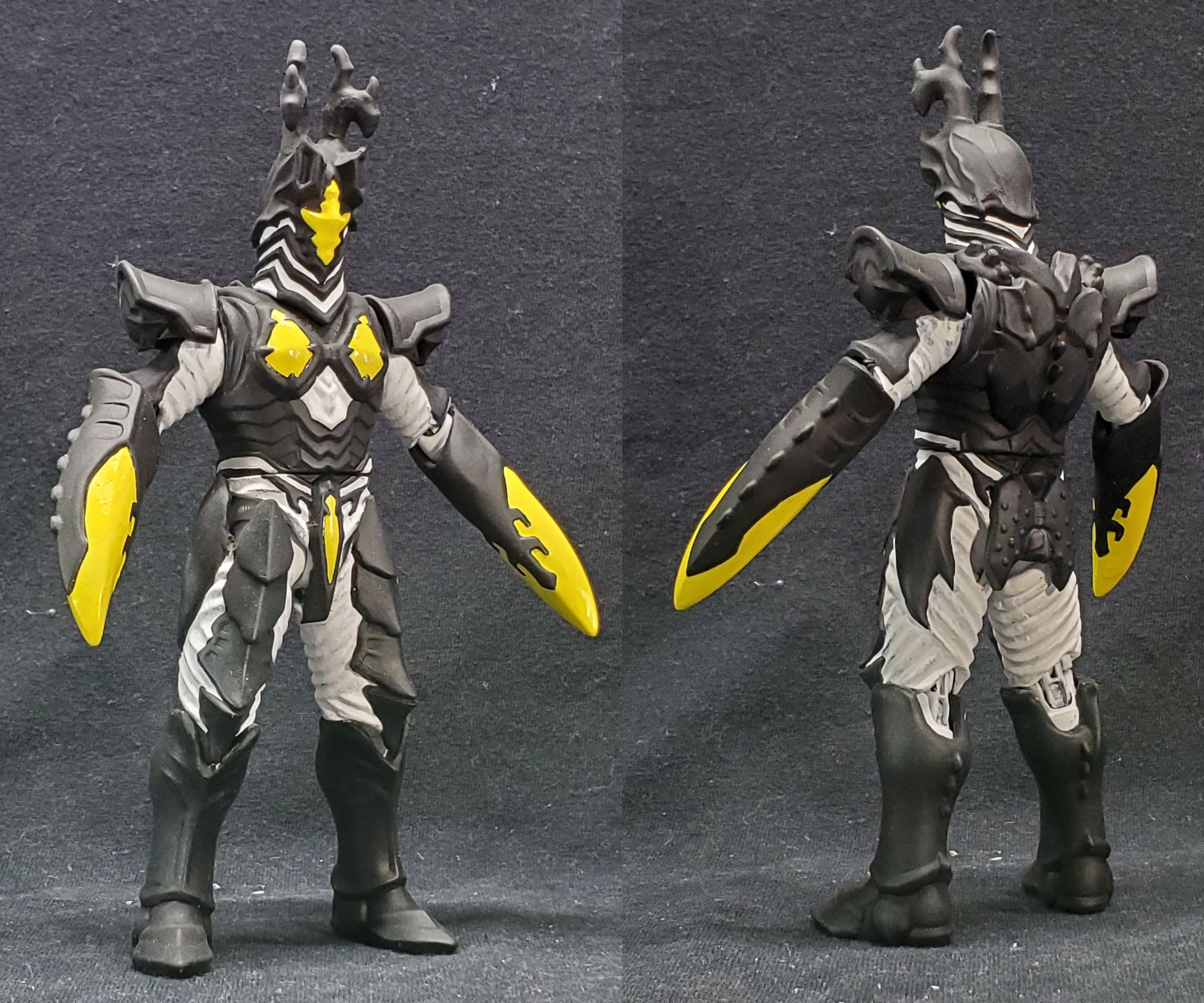ウルトラ怪獣ソフビ ゼットン星人 改造リペイント完成品