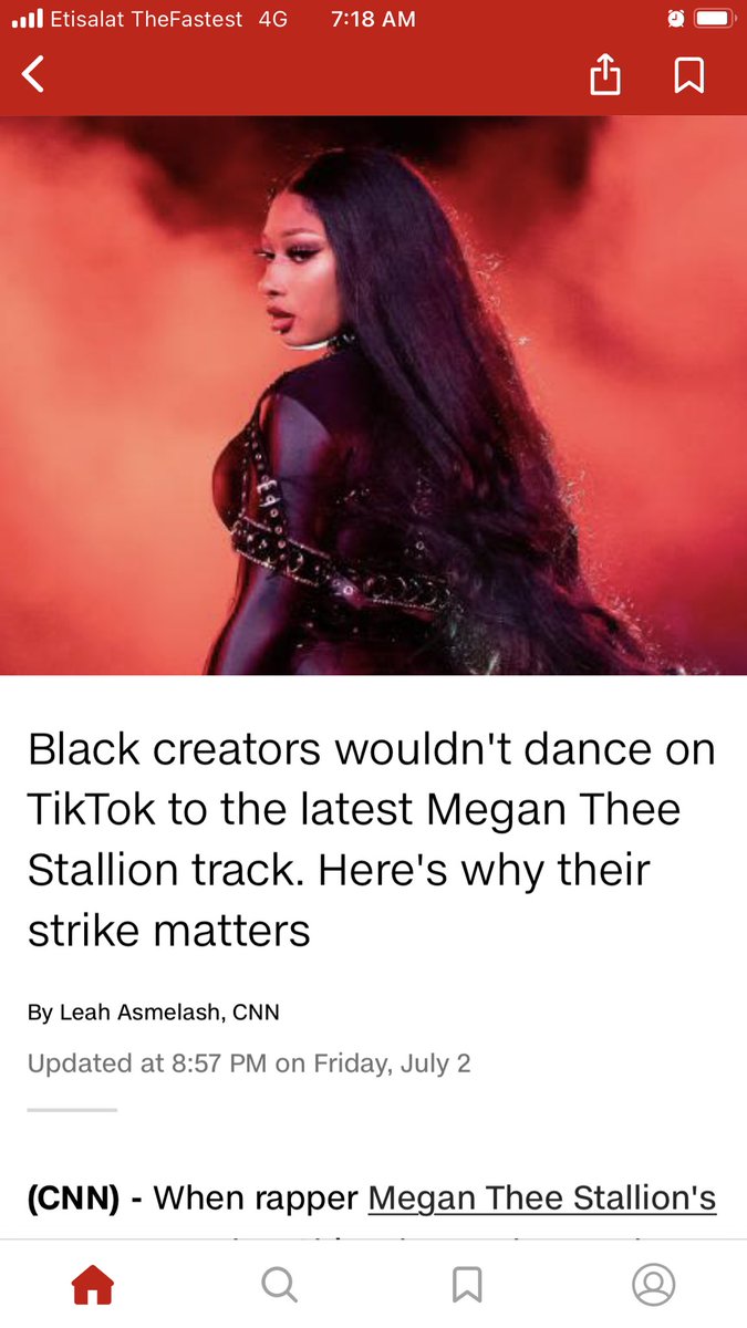 Somarlive's tweet photo. Everything wrong in the West summarized in one single headline by @CNN 
#ethnicity #Identitypolitics, "#Creators", #tiktok #dance, #matters https://t.co/ejNShn483K