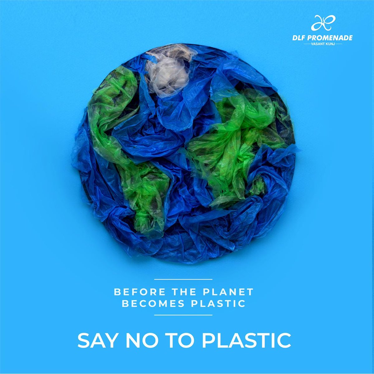 Every change starts with you, so why not begin it from today? Take the pledge and save our planet from plastic pollution. Say NO to plastic today.

#DLFPromenade #InternationalPlasticBagFreeDay #PlasticFree #savetheplanet #Environment #GoGreen #plasticpollution #PlasticWaste