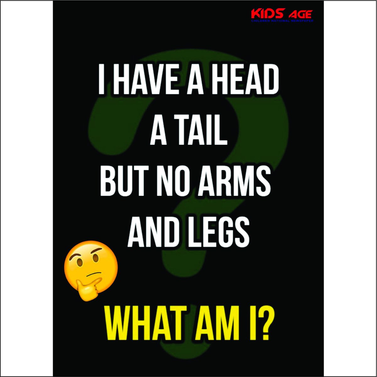 𝐂𝐚𝐧 𝐲𝐨𝐮 𝐠𝐮𝐞𝐬𝐬?

#riddle #kidsriddle #solve #solvethis #quiz #solvethequiz