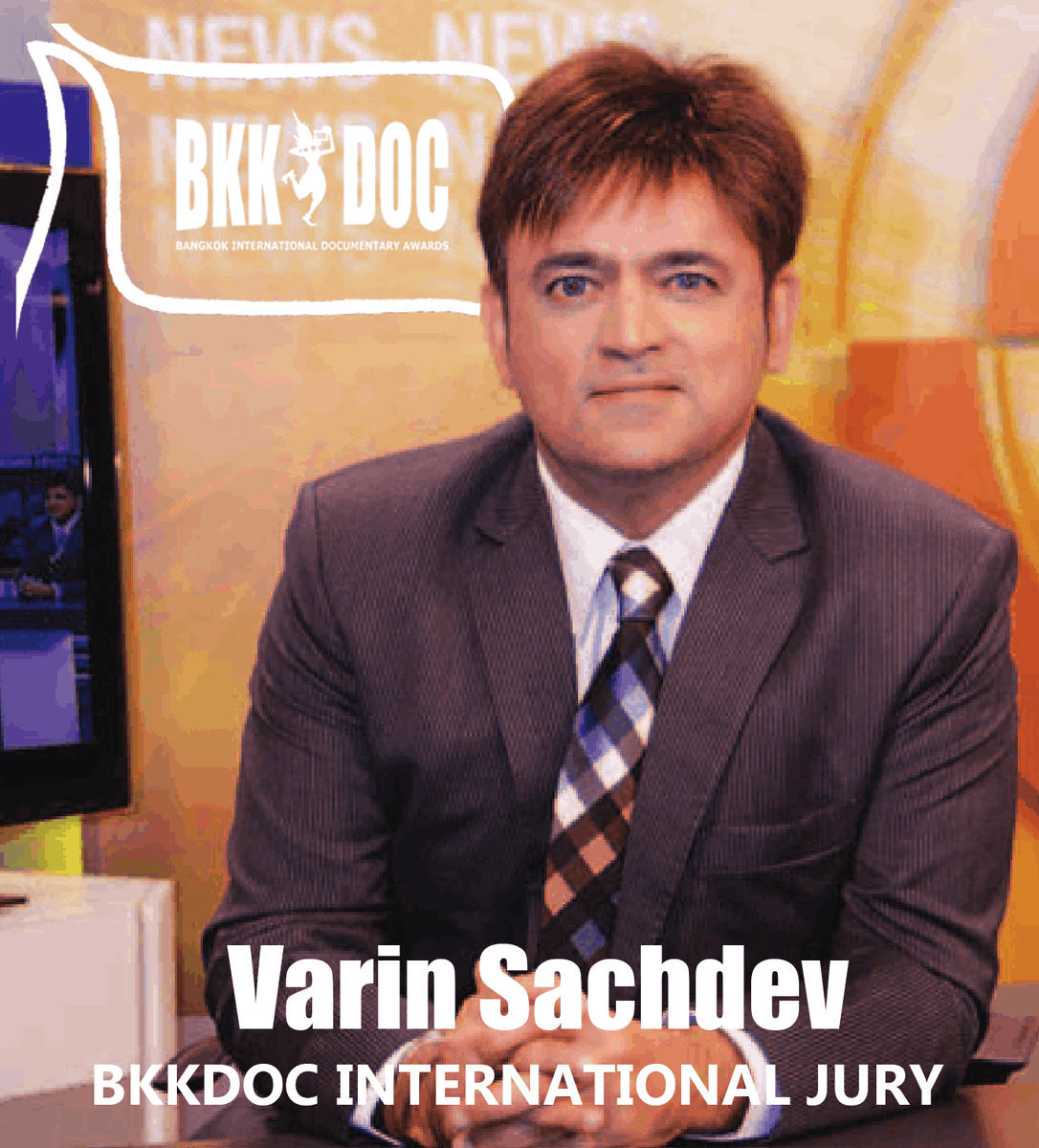 BKKDOC would like you to meet,Varin Sachdev, a member of the international jury bkkdoc.com/bkkdoc-jury.ht…

#BKKDOC #BKKDOC2021 #CNEX #AnandaIntellectualProproty #ThailandDocumentaryFilmmakersTradeAssociation #FrieseGreeneClub #VarinSachdev #ThailandFilmOffice