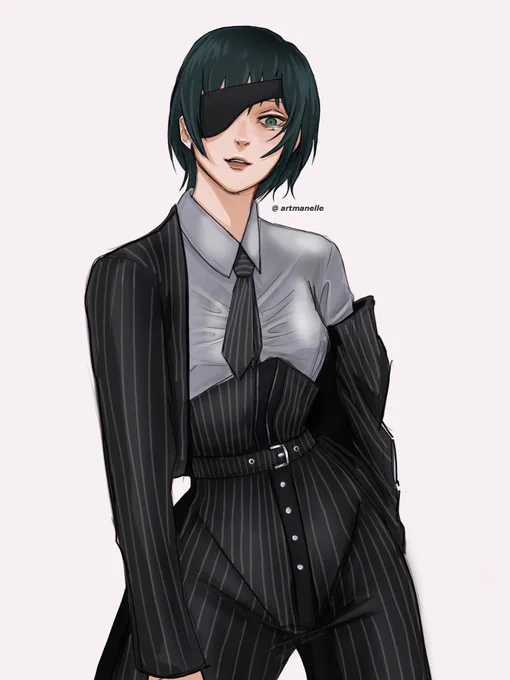 himeno in this specific suit. 
#chainsawman #チェンソーマン #csm 