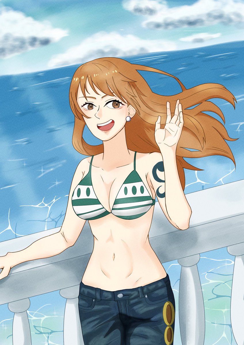 ナミさん🧡🧡🧡

お誕生日おめでとう！🍊🍊🍊

#ナミ誕生祭2021 
#ナミ生誕祭2021