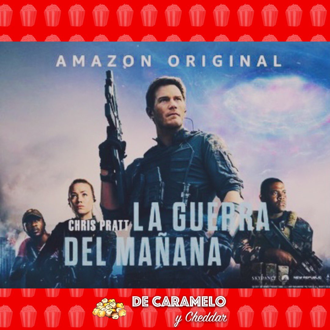 caramelocheddar's tweet photo. #LaGuerradelManana ya está disponible en #PrimeVideo . Vamos a ver qué tal está. #ChrisPratt #DeCarameloyCheddar https://t.co/dXvPFD5h6N