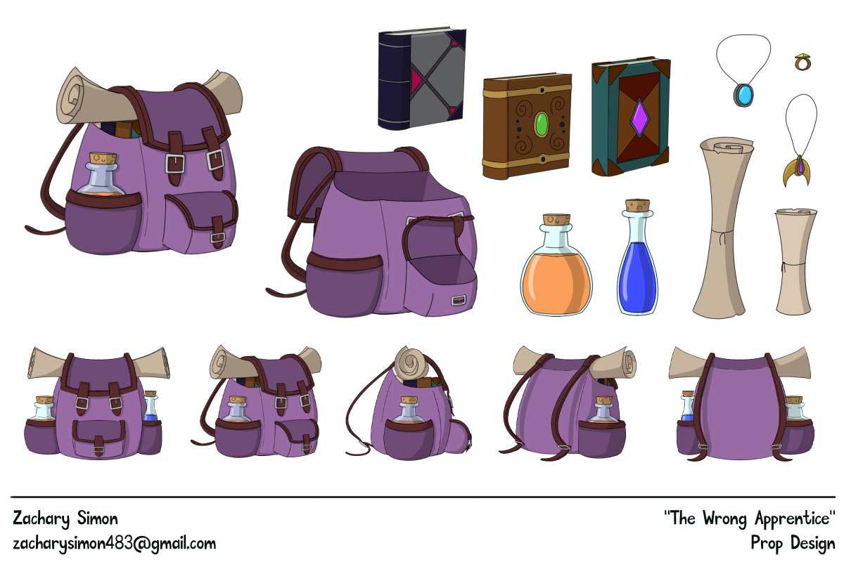 zachsimon483's tweet photo. Forgot to post these prop and fx designs from my storyboard two posts ago.
#propdesign #props #fxdesign #visualdevelopment #animation #propsheet #spells #wizardapprentice https://t.co/NR3HIsSy06