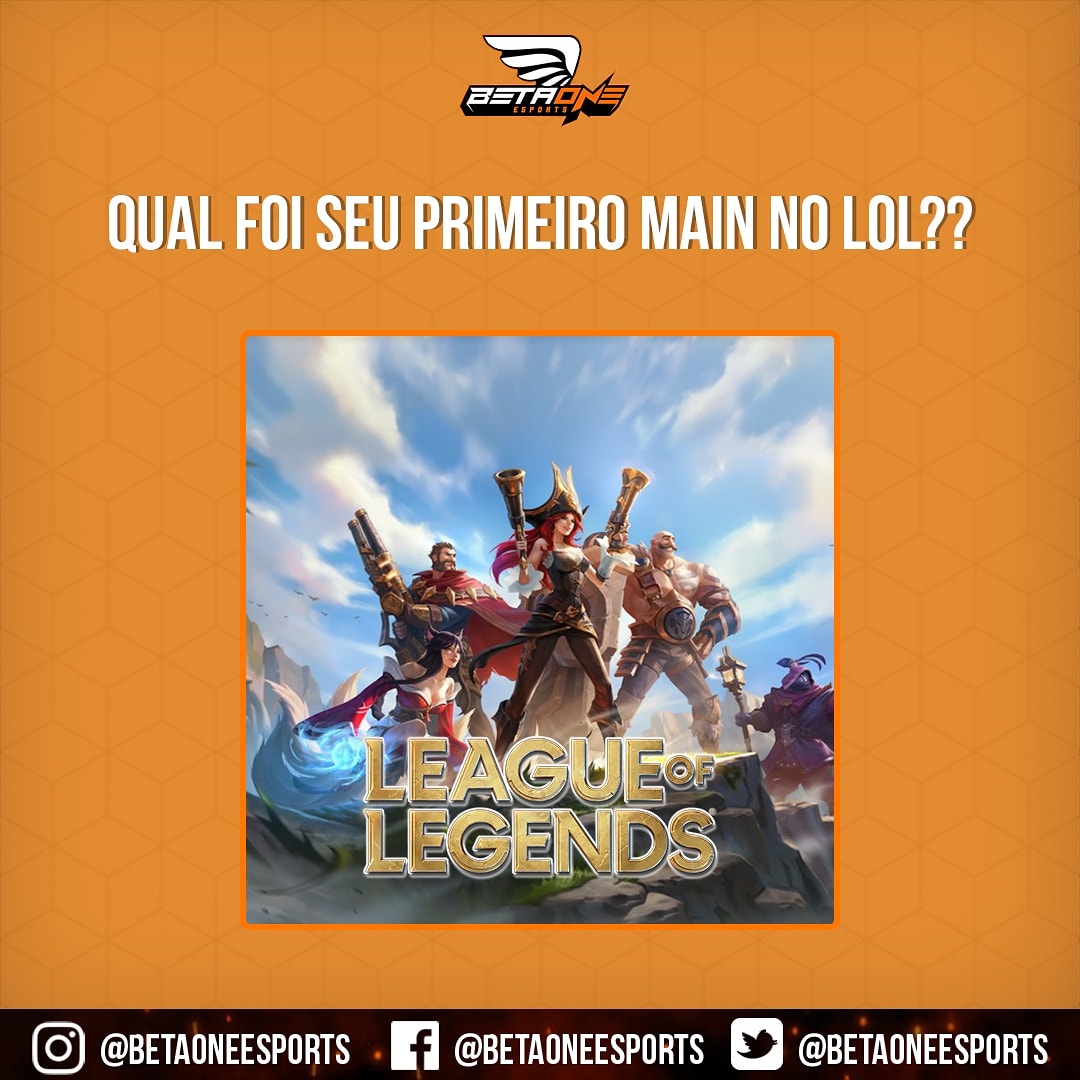 betaoneesports's tweet photo. Qual foi seu primeiro main no lolzinho? E por que escolheu ele?
 
Fala ai pra gente e compartilha com aquele seu amigo que tem um main diferenciado
 
#GoBT1 #main #leagueoflegends #interação #primeiro #monochamp #maestria https://t.co/7TjMUAORkU