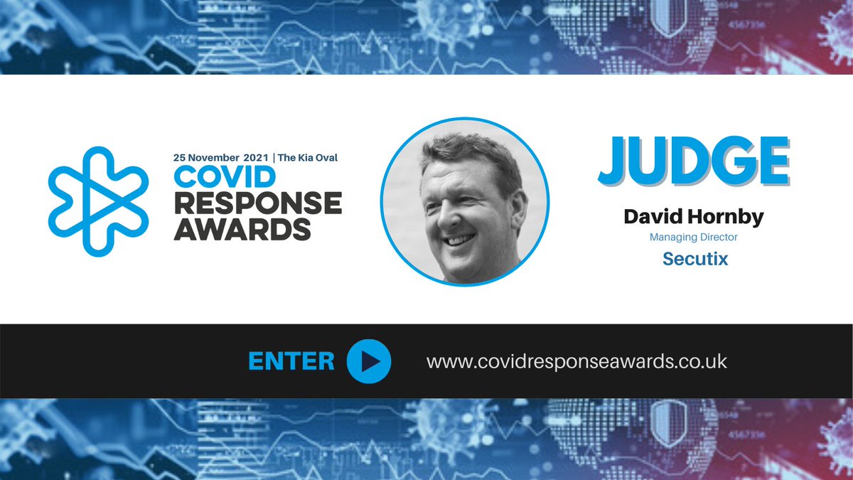 I'm delighted to be a judge of the Covid Response Awards. Rewarding endurance and energy these awards will generate some much-needed good news and positivity from what we have all experienced.  Deadline for entries is 22 July 2021. covidresponseawards.com  #covidresponseawards