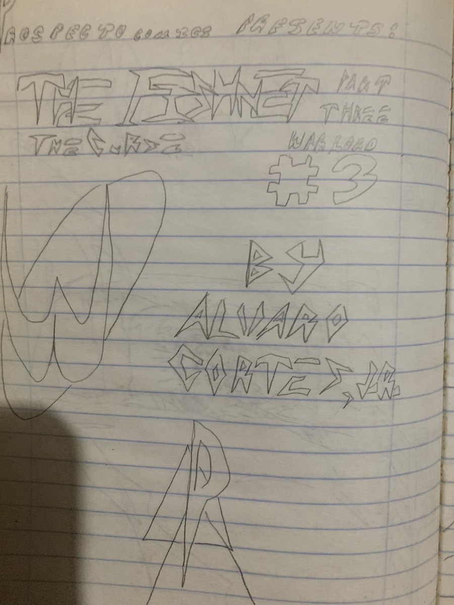 LanceDanger's tweet photo. Issue 3 of the Warlord notebook series, "The Curse"! There are a TON of possible spoilers in this one so I'll be relatively vague about this one. This was in February of 96. https://t.co/YkUGMskzkK