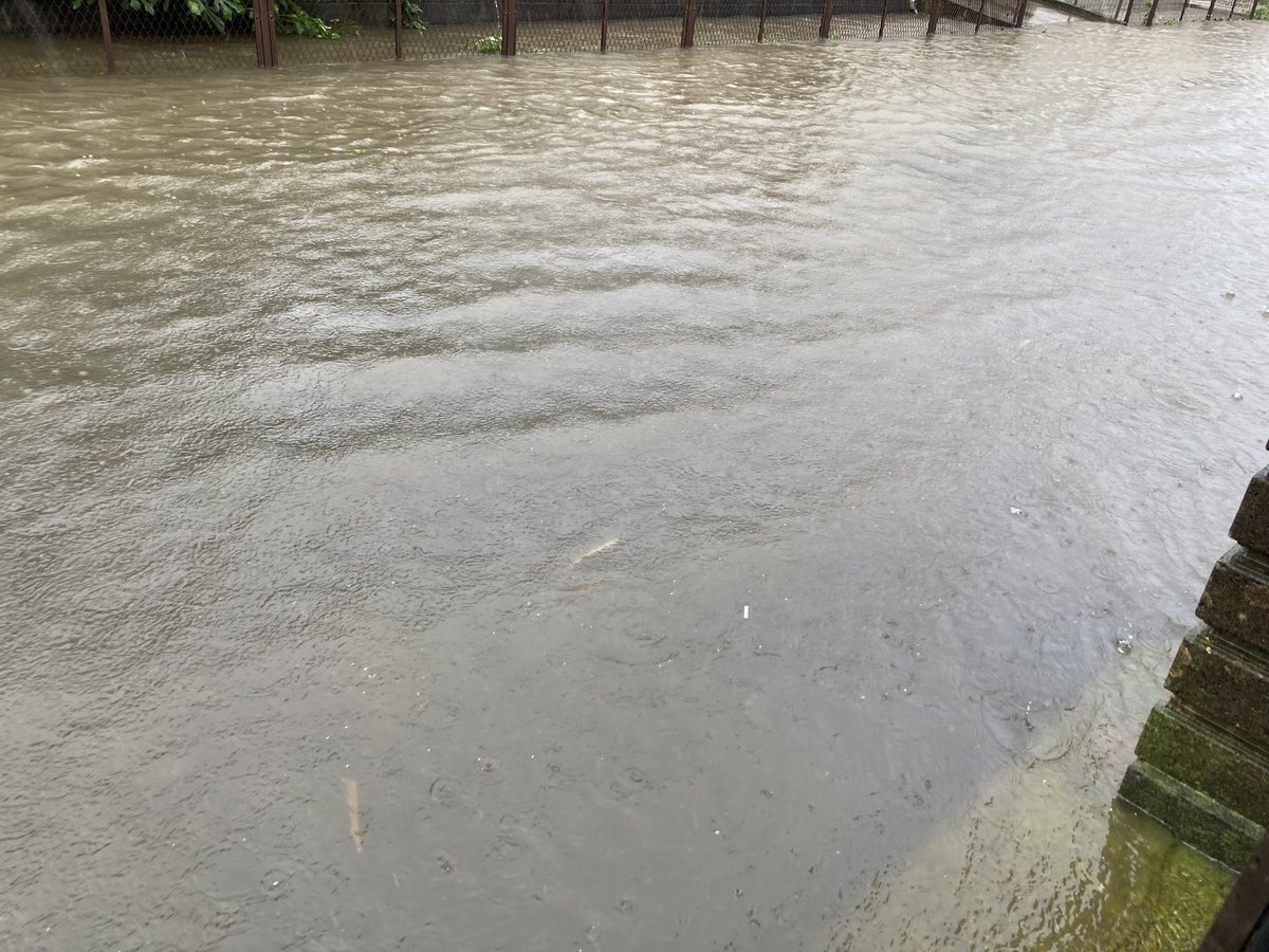 kataoka_AD's tweet photo. 朝目覚めたら

家の前が川になってた....

準備だけはしとく

#大雨 #土曜日なにする https://t.co/K4mFuakbRF