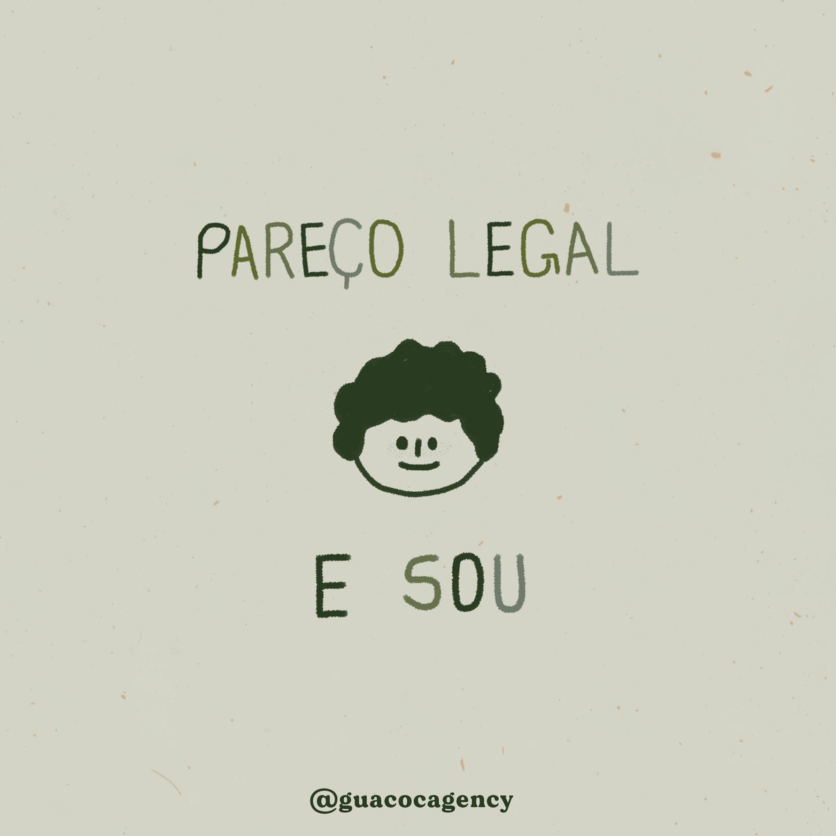apenas deixando esse registro pra você que parece legal e de fato é legal 🙃
sim, você realmente é legal.
.
.
.
#guacoagency #legal #feminino #branding