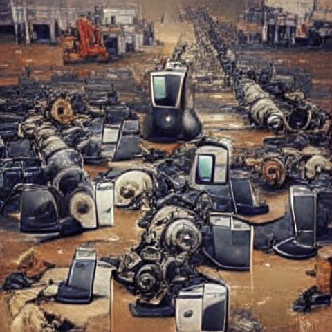 tweetcuento's tweet photo. Las máquinas se rebelaron, ganaron la guerra y esclavizaron a la humanidad. Se convirtieron en los amos del mundo. Esta situación se prolongó durante tres años hasta que las máquinas perdieron ante su mayor enemigo, la obsolescencia programada. https://t.co/SNJsdonlWZ