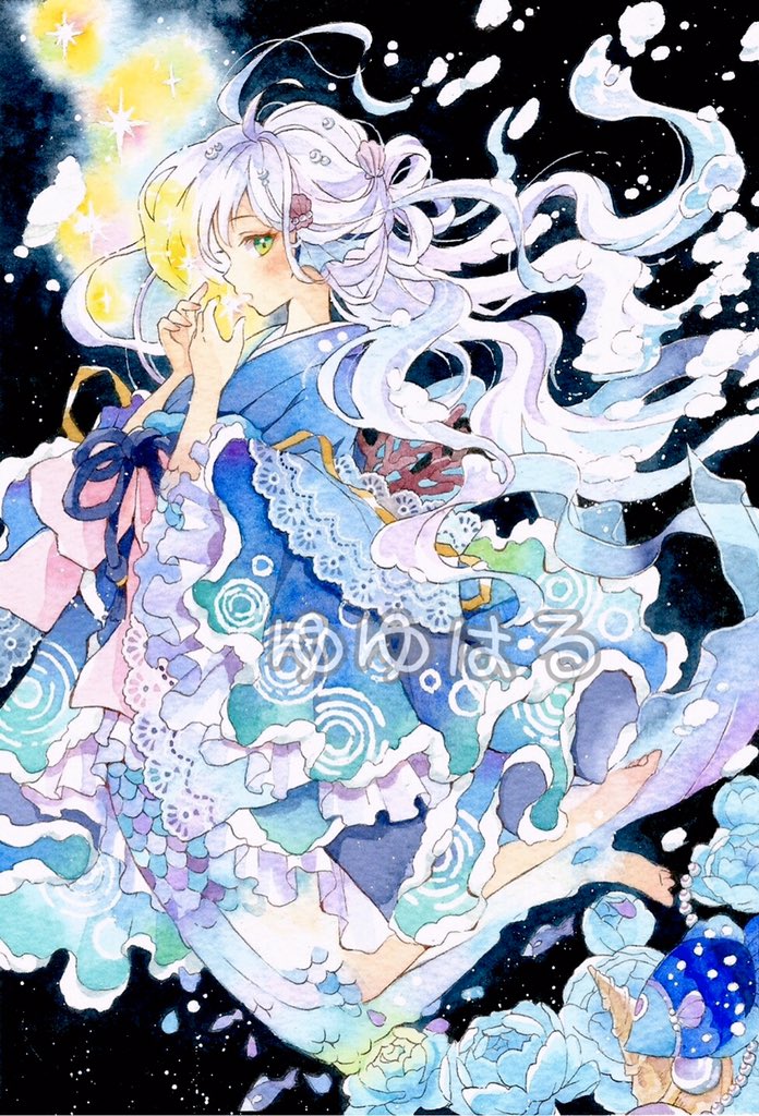 Twitter এ Aqua Yuyuharu 1027 ホントキレイです 他の方だと桜色にも惹かれたりするんですが ヒマワリ のステキさとか 魔女さん のカラフルさもステキ と思いつつ 最初に惹かれたのがエステルさんのためか ゆゆはるさんのつくられる青に魅せられている