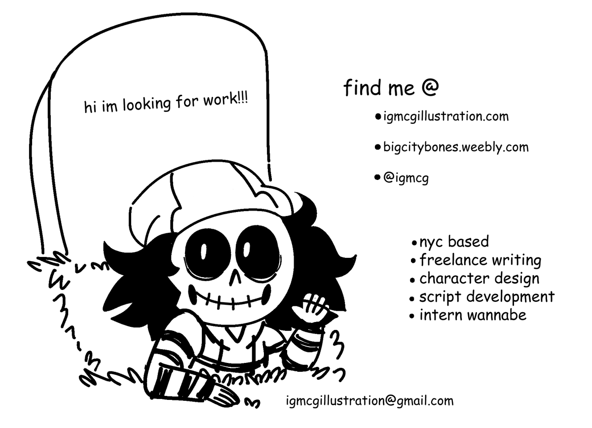 IGMcG's tweet photo. Howdy!  My name is Ivy, and I'm a NYC based illustrator, writer, cartoonist, and goof enthusiast seeking in-house and freelance work!  

𓆣 https://t.co/rd8blw9D2y
𓆣 https://t.co/FDRB3Gsusg
𓆣 igmcgillustration@gmail.com
𓆣 ig: igmcg
𓆣 LinkedIn: https://t.co/kVXcNOGxAz https://t.co/ui4dUE84tb