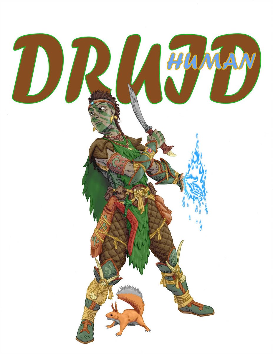 joshdiffey's tweet photo. Human druid
**COMMISSIONS ON HOLD**
#DnD #dnd5e #dungeonsanddragons #dndart  #PathfinderRPG #gammaworld #Commission #Critters #RPG #Giantlands https://t.co/gzaatvGSdk