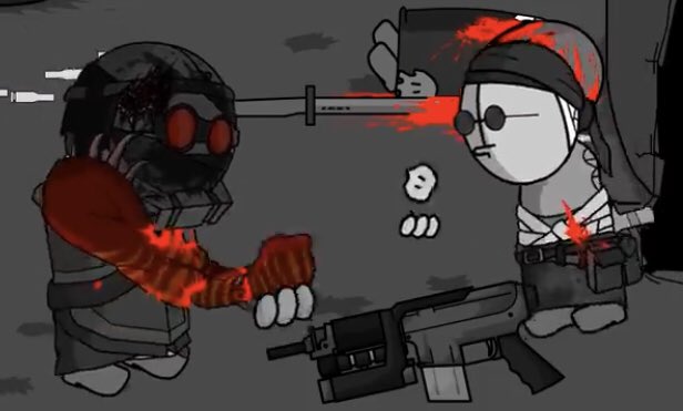 PSYCHOMERC_'s tweet photo. OOC ; ; 

and on our first stop , we have two dumbasses playin rock paper scissors https://t.co/eRv6oLwHoD