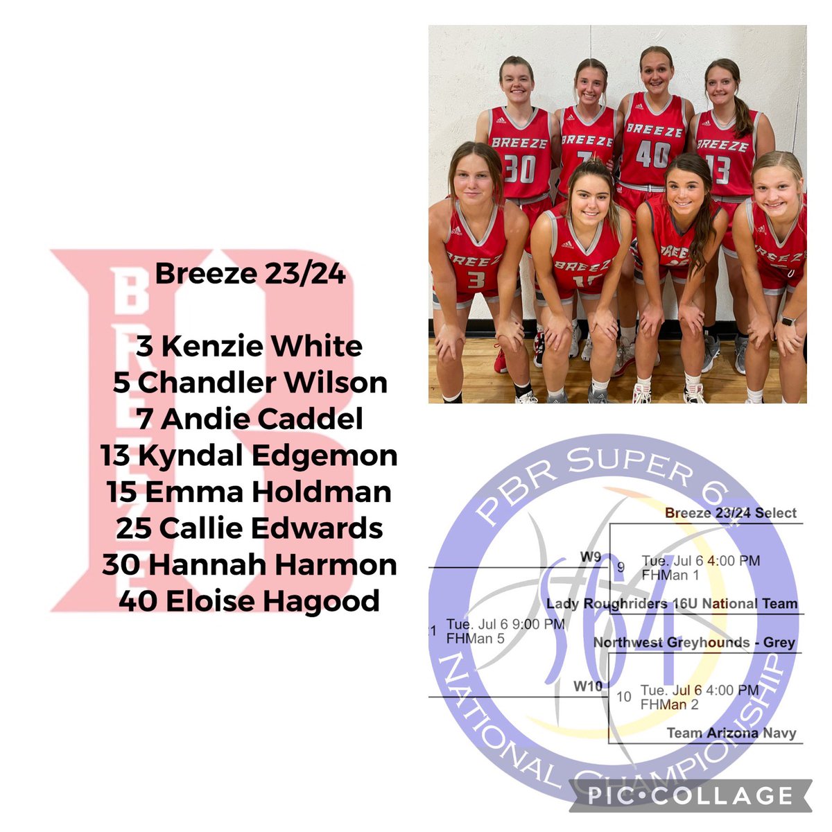 BreezenationWT's tweet photo. Good Luck ladies!! Super 64 here we come!!! #breezenation @BreezenationWT @bryan_fullhouse @PBRhoops https://t.co/jVxSUdZc6s