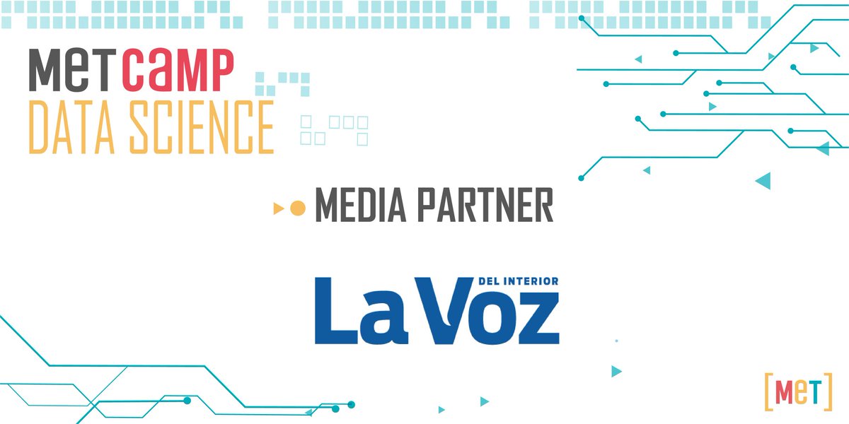 comunidadmet's tweet photo. Agradecemos a nuestro Media partner @LAVOZcomar por contribuir en la difusión de este evento.✨
👏Su apoyo es fundamental para llevar a cabo estas iniciativas de mujeres protagonistas en el #MeTCaMP edición #DataScience 👏 https://t.co/zND5Av5Sh5