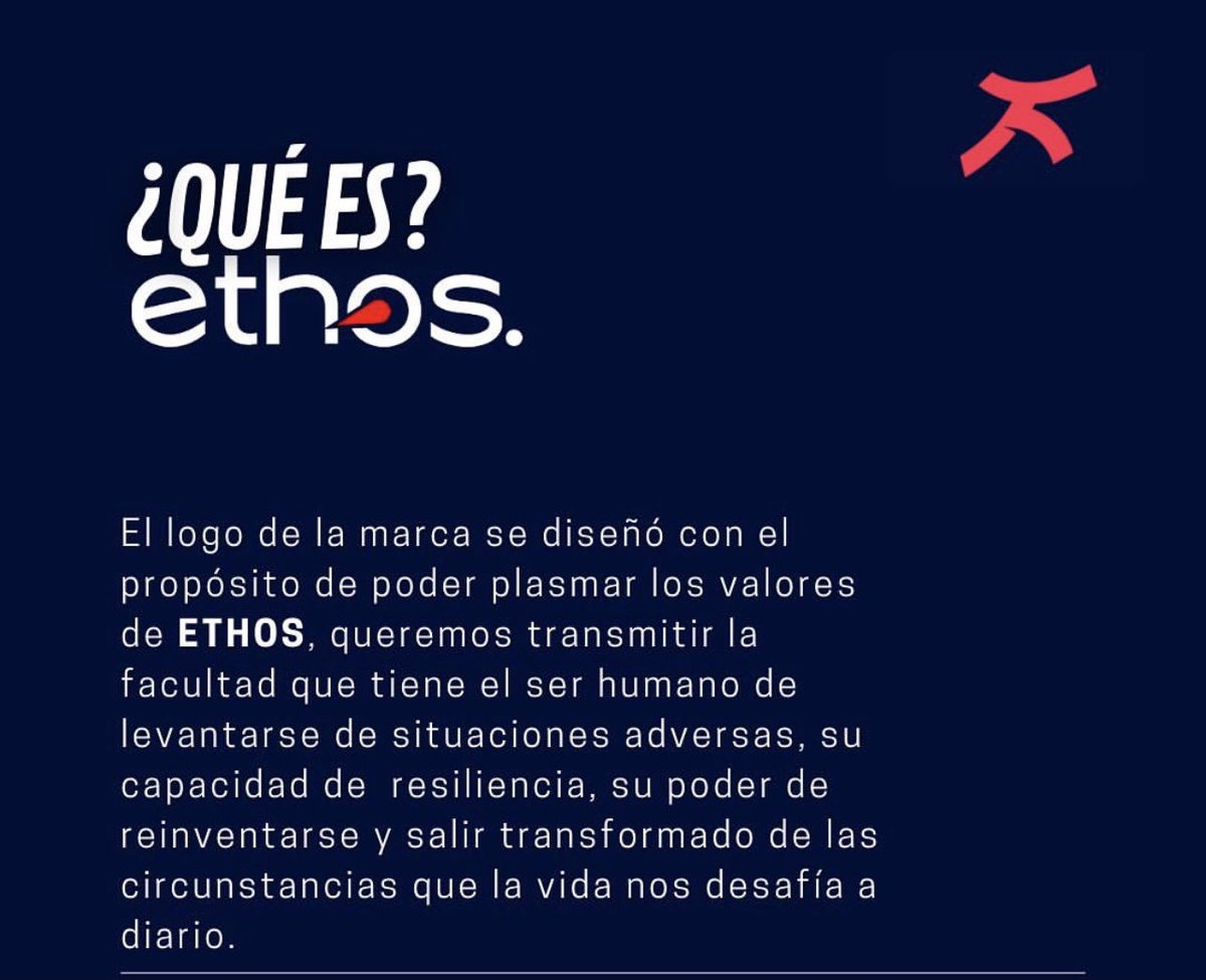 Ethos_JC's tweet photo. Queremos transmitir la facultad que tiene el ser humano de levantarse de situaciones adversas, su capacidad de resiliencia, su poder de reinventarse y salir transformado de las circunstancias que la vida nos desafía a diario. https://t.co/tnhlenetXk