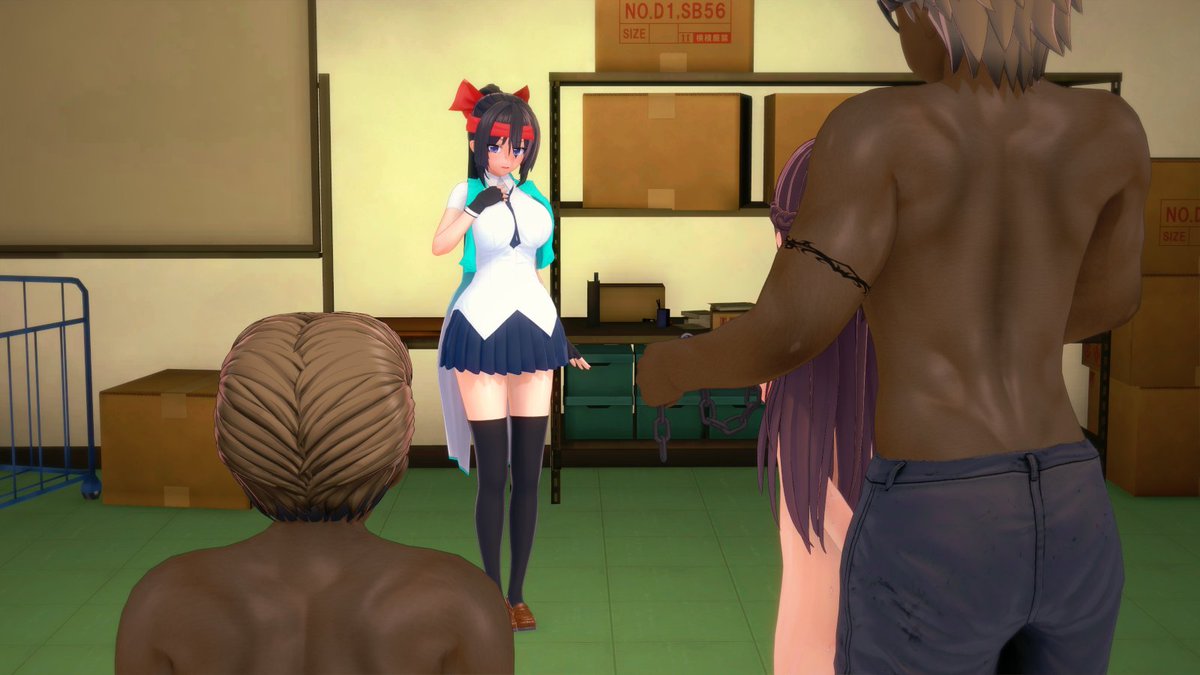 自分を身代わりにしようとするアサギちゃん 