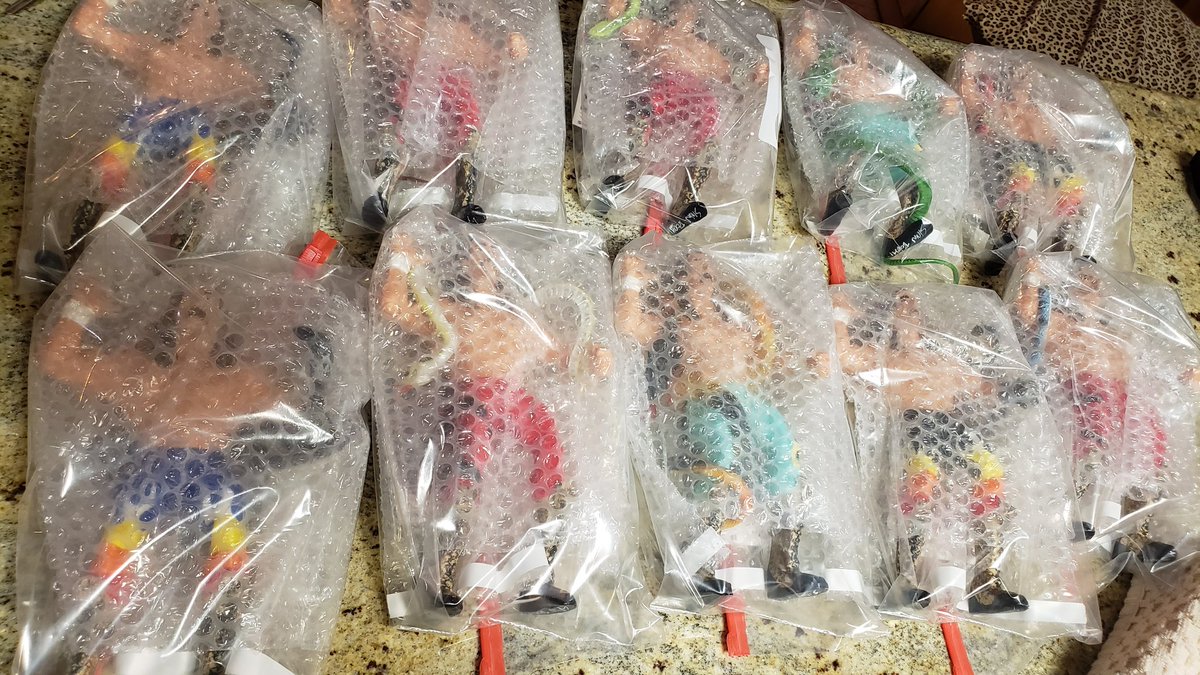 SiNNbODHi's tweet photo. Sculpted and painted by yours truly #custom #LJN @JakeSnakeDDT  coming to a Jake Roberts appearance near YOU! Get these signed by Jake the HOF'r himself! https://t.co/px6rtxAx9l