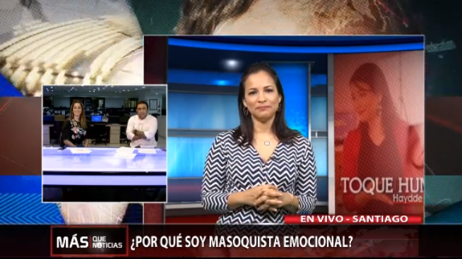 cdn37's tweet photo. #CDN37 ¿Por qué soy masoquista emocional?
En el segmento #ToqueHumano de #MásqueNoticias, la psicóloga clínica, terapeuta sexual y de parejas, Hayddé Domínguez - @Haydde22, con todos los detalles de este interesante tema.
https://t.co/koXHaaG8UC https://t.co/md9IQY436e