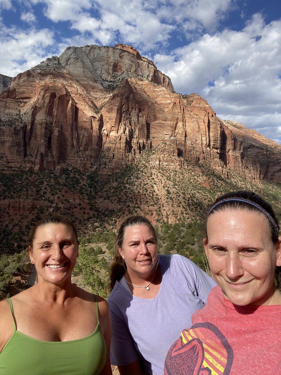 TheOtherLori's tweet photo. Day 5/6 AZ/UT trip tracking down dinosaur prints 🦖 in Kenab &amp; traipsing through Zion NP before the mudslide. I’m a little behind on my pictures &amp; posting them daily made me realize I just can’t do it. #funwithfriends #AZUT #travel https://t.co/kBBsd9Dd5B