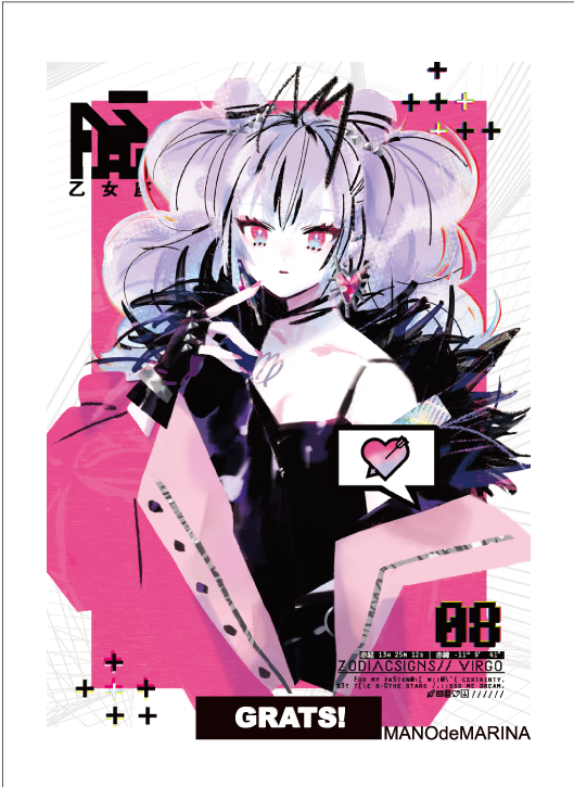 カードスリーブ「VIRGO」がGRATS!様より本日から発売です～どうぞよろしくお願い致します🪐🌟🌟

♠https://t.co/OcCzDiGtfc 