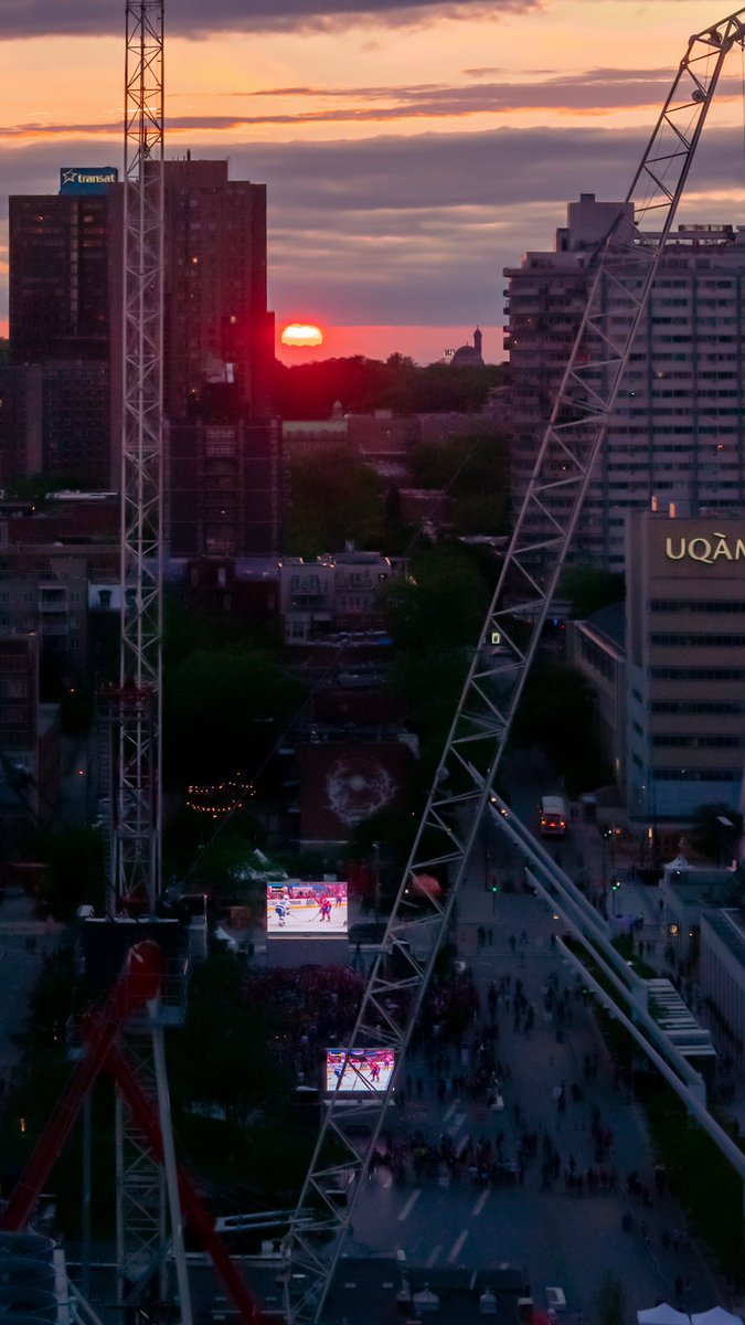 Filcomet's tweet photo. People watching the game at Place des Festivals in Montreal #GoHabsGo #habsvsbolts #StanleyCupFinal https://t.co/e25BqotAs2