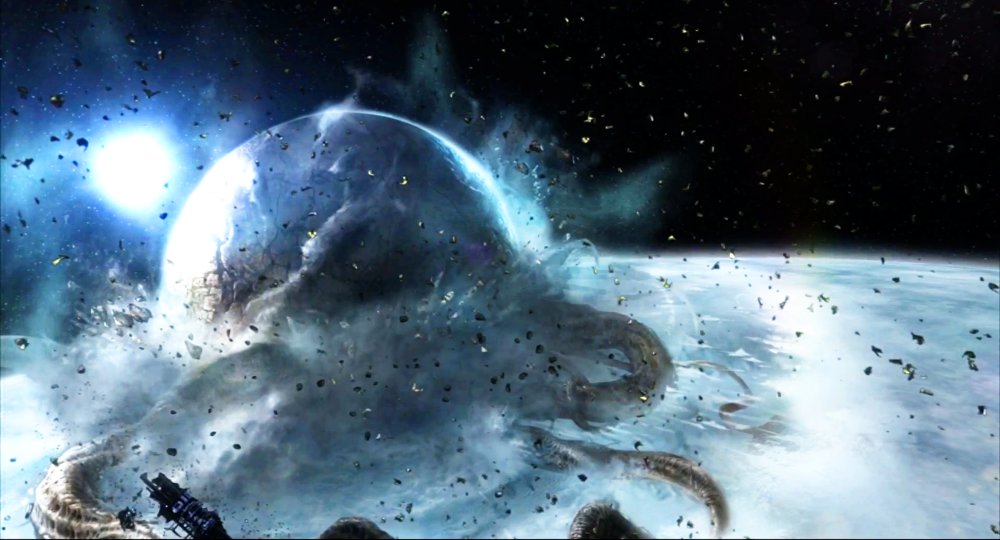 Today's monsters are The Brethren moons from Dead Space