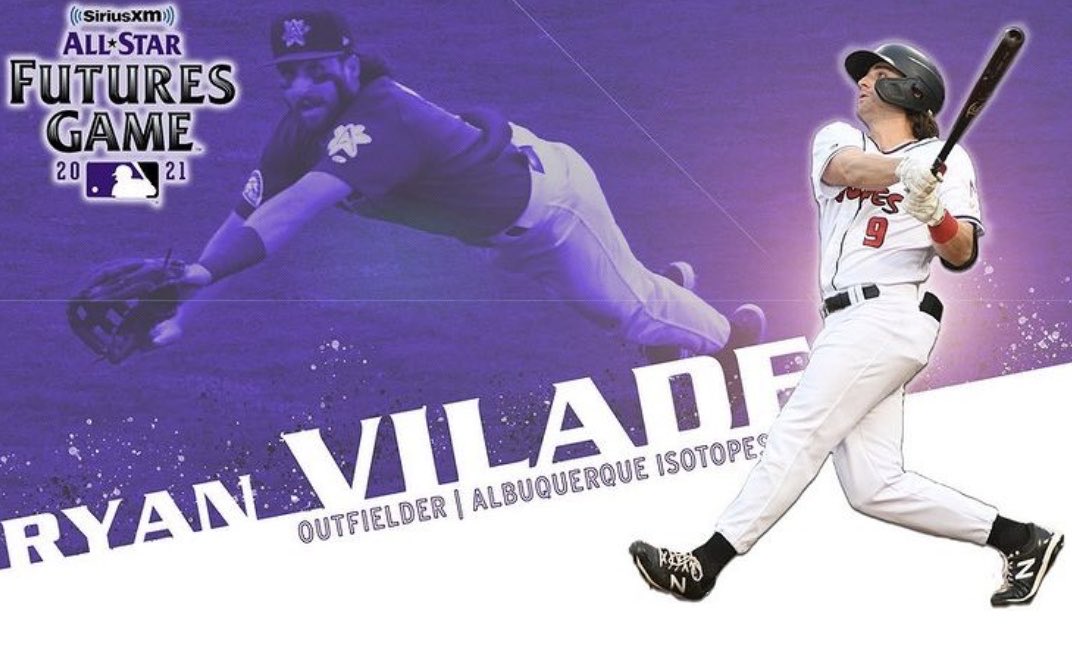 ⁦<a href="/RyanVilade/">Ryan Vilade</a>⁩ ⁦<a href="/ABQTopes/">Albuquerque Isotopes</a>⁩ ⁦<a href="/Rockies/">Colorado Rockies</a>⁩ ⁦<a href="/MLB/">MLB</a>⁩ #MLBFutures ⚾️⭐️💯 ⁦<a href="/AcademyVilade/">Vilade Baseball Academy (on YouTube exclusively)</a>⁩ ⁦<a href="/JimmyV29/">JAMES VILADE / Jimmy V</a>⁩ ⁦<a href="/jennifervilade/">Jennifer Vilade</a>⁩