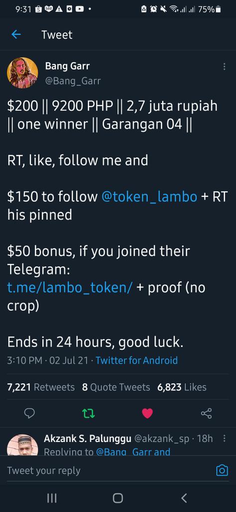 dzbernal's tweet photo. @Bang_Garr @token_lambo All done! https://t.co/1wwS5ucj1Y