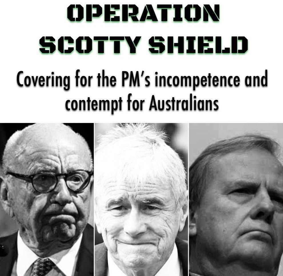 PeterWMurphy1's tweet photo. News Corp, Seven and Nine are doing an outstanding job during this Covid pandemic. #auspol #COVID19Aus #OperationScottyShield
#ThisIsNotJournalism https://t.co/GIEziEKdBW