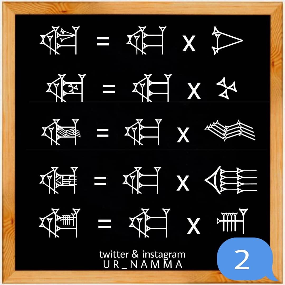 Ur_namma's tweet photo. 𒊕 SAG × ? 
1️⃣
𒊖 SAG x A
𒊗 SAG x DU
𒊘 SAG x DUB
𒊙 SAG x ḪA
𒎖 SAG x IGI gunû

2️⃣
𒊚 SAG x KAK
𒊛 SAG x KUR
𒊜 SAG x LUM
𒊝 SAG x MI
𒊞 SAG x NUN

3️⃣
𒊟 SAG x SAL
𒊠 SAG x ŠID
𒊡 SAG x TAB
𒊢 SAG x U2
𒊣 SAG x UB

4️⃣
𒊤 SAG x UM
𒊥 SAG x UR
𒊦 SAG x UŠ
𒀈 A x SAG https://t.co/mS4kq1adsa