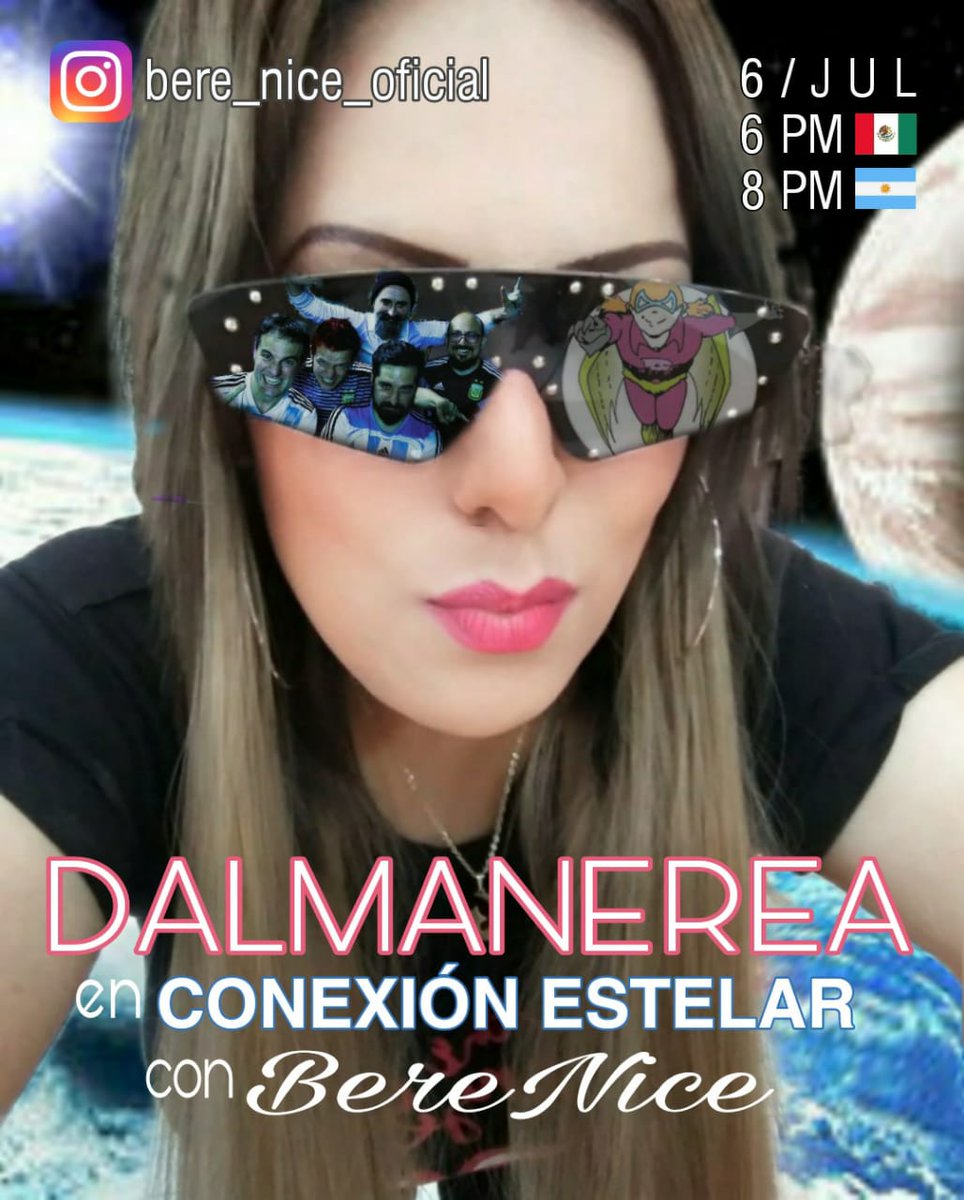 6/Jul - 6pm (MX), 8pm (AR) - Ensayo/Entrevista con Berenice para  @ConexionEstelar por IG Live