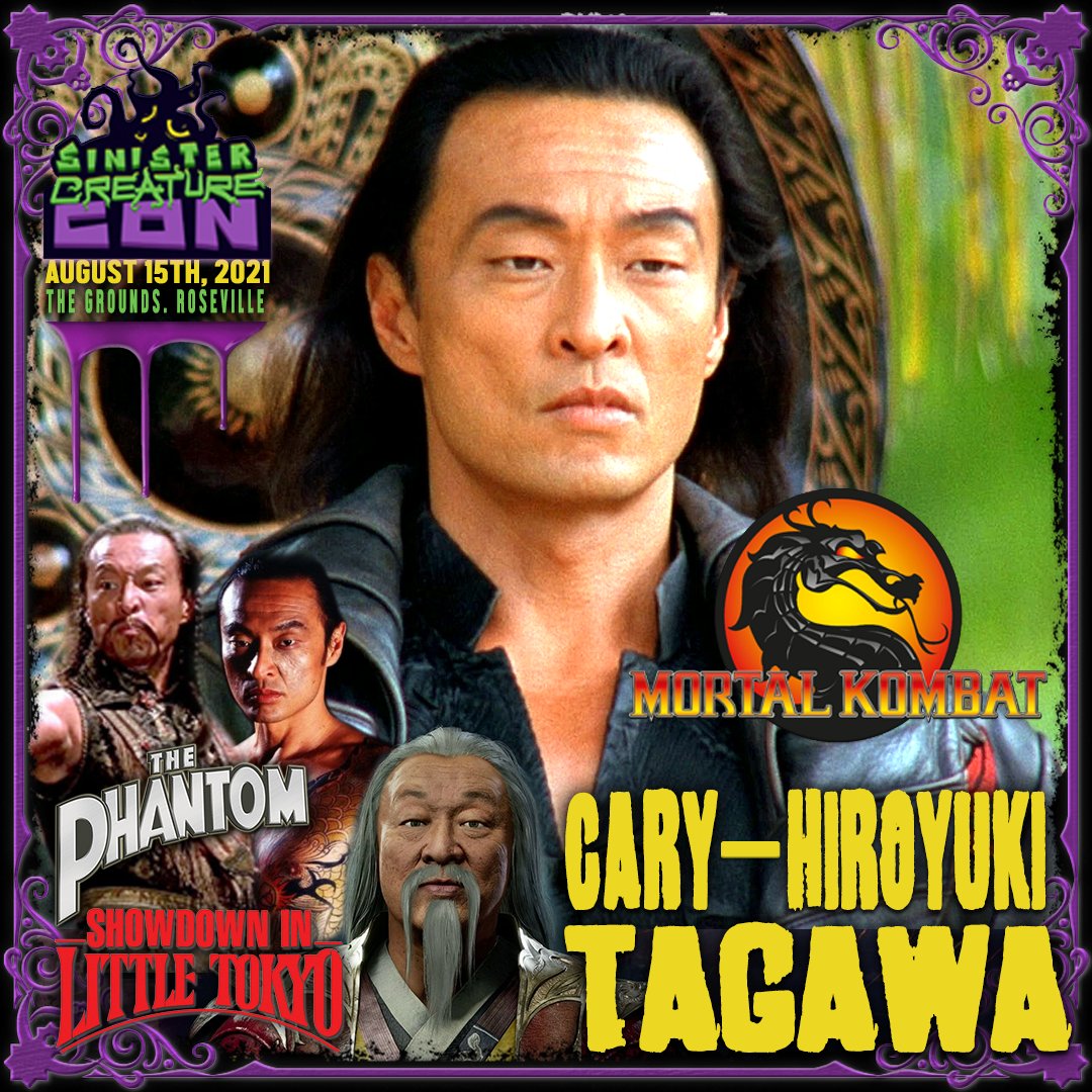SinCreatureCon's tweet image. Meet Cary-Hiroyuki Tagawa at Sinister Creature Con Roseville on Sunday, August 15th!  SinisterCreatureCon.com