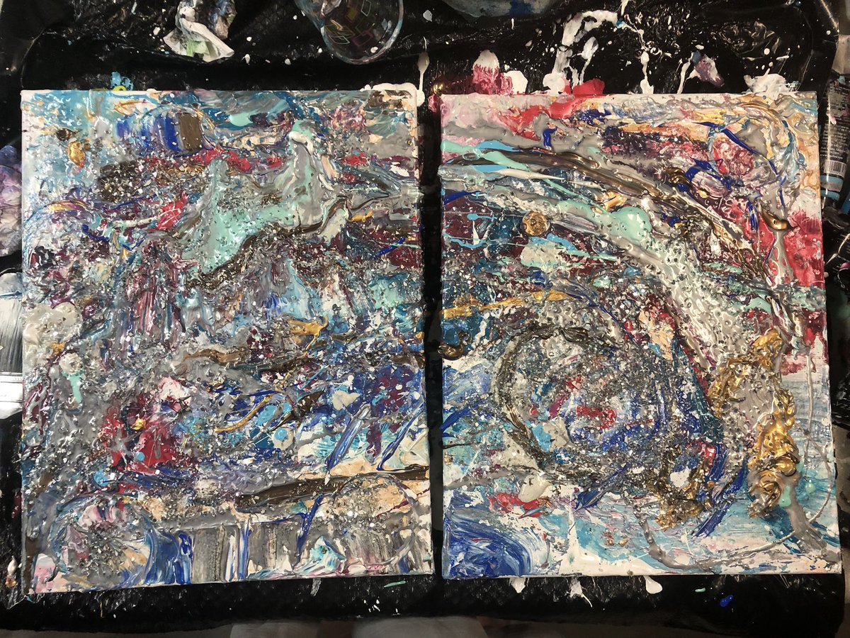 carusel777's tweet photo. Day 2 Topic Momentum— “Mint Rainbow”
#foryoupage #paint #foryou 🔥 #acryllicpainting #painttherapy #makeyourmoov #expressyourselfart #arttherapyheals https://t.co/Vi9F5zid9v