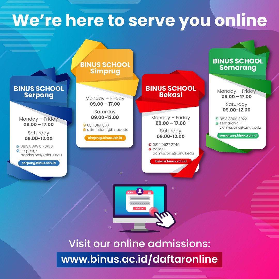BINUS SCHOOL Simprug tweet media