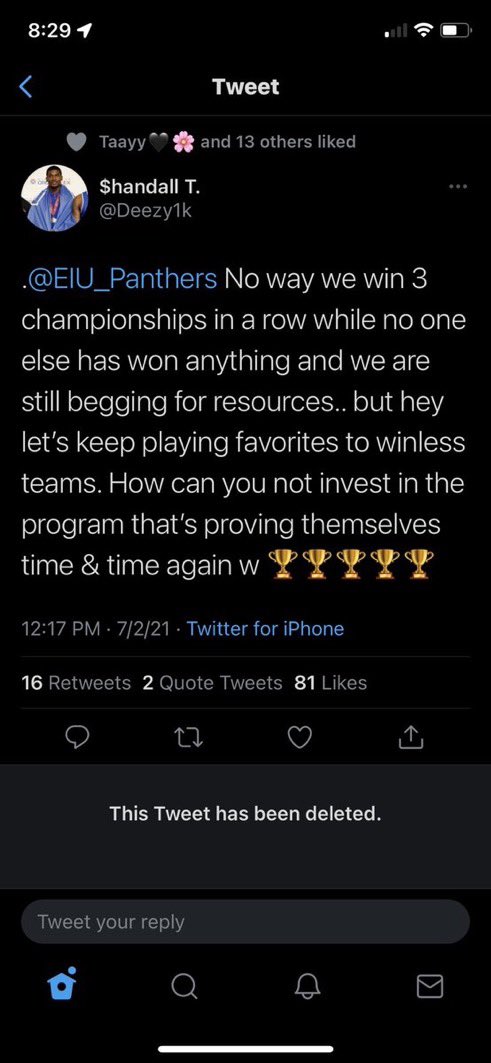 ste_noree's tweet photo. Can’t say I disagree. The facts speak for themselves. @EIU_Panthers #trackschool #3peat #tracklivesmatter https://t.co/yoNRhh8oFP