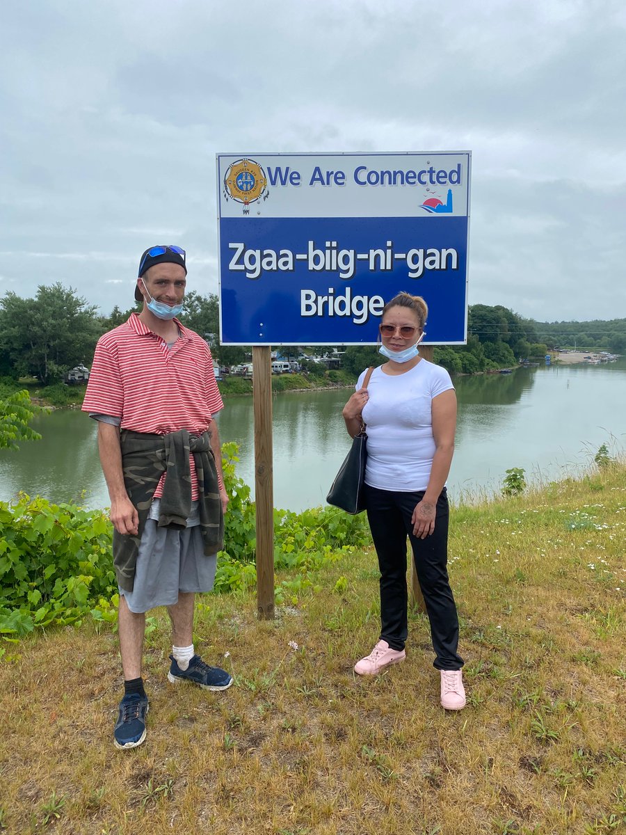 celticacademy's tweet image. #weareconnected #saugeenriverbridge #Nativefriends #unity #reflect #CanadaGenocide