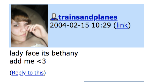 skandraaa's tweet photo. @BestCoast I was surfing the WayBackMachine to look at my old LiveJournal and FOUND THIS on my "comment to be added" post: https://t.co/BqbtbTOFnq