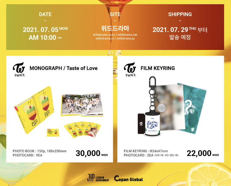 tomodachingu_ph's tweet photo. [PH GO][NORMAL ETA] TWICE - TASTE OF LOVE OFFICIAL MD

DOO: 07/29/2021
DOP: 08/15/2021

PHP 1550 (ALL IN) + LSF - Taste of Love Monograph
PHP 1100 (ALL IN) + LSF - Film Keyring

FORM: https://t.co/GTT9NajO6b

#TWICE #트와이스
#MONOGRAPH 
#FILMKEYRING 
#Taste_of_Love #tomodachinGO https://t.co/XptQwI1tlg