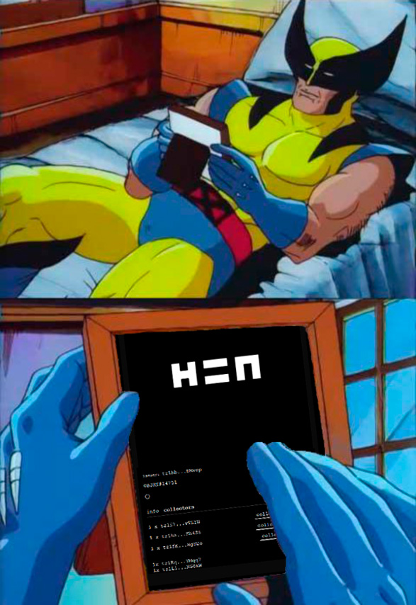 by_taro's tweet image. Making memes as a coping mechanism is my passion.

I miss HEN 😞

@hicetnunc2000 
#hicetnunc #hicetnunc2000
