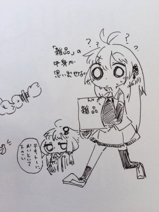 雑品って書いた本人に聞いてもこうだもんなぁ〜〜 