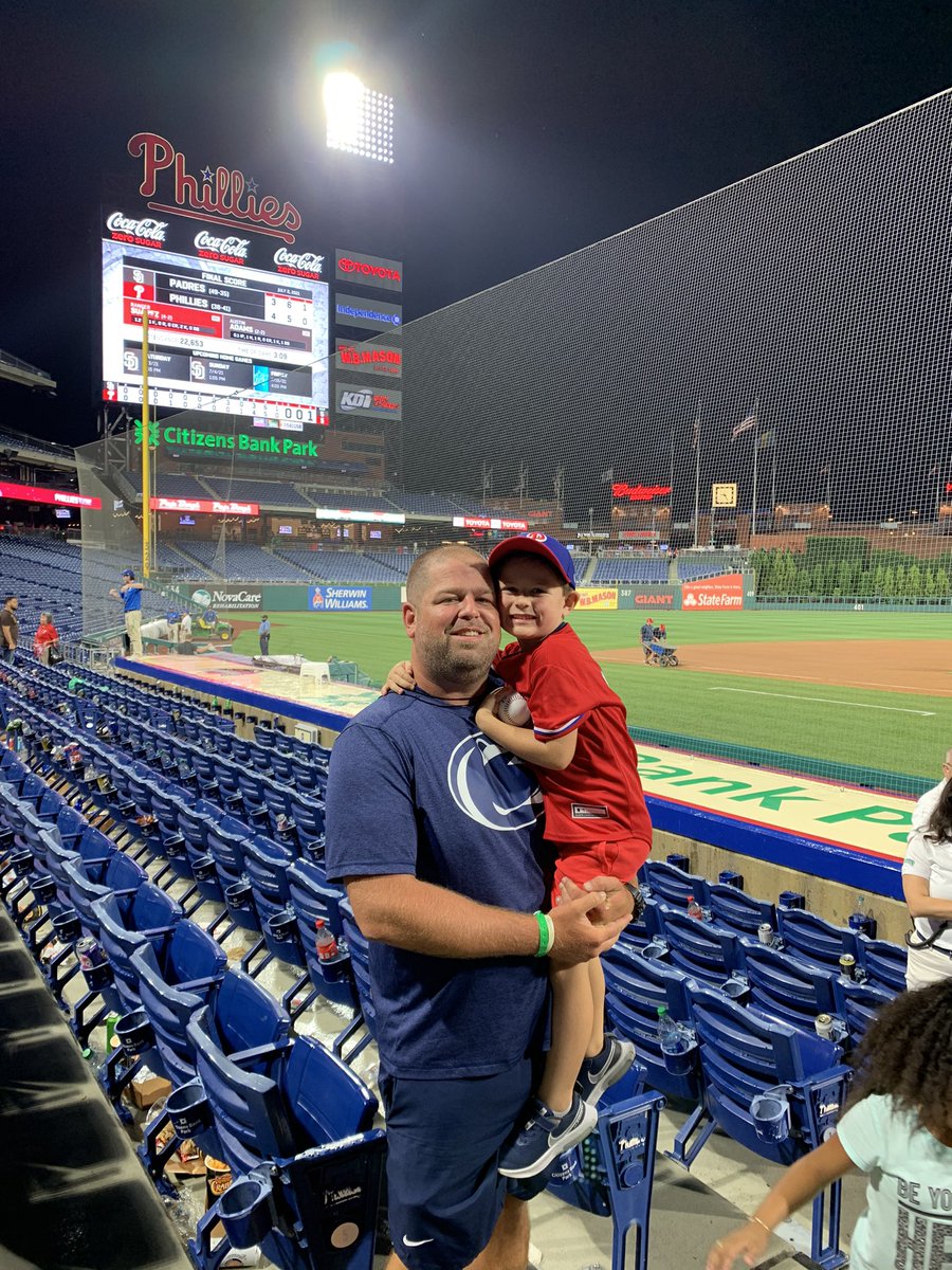 FrankGaris's tweet image. Summers are for baseball games with my boy. Nolan and I are trying to see all 30 stadiums together. Tonight we hit #3 Citizens Bank Park to see the @Phillies &amp;amp; @Padres 

#3Down
#27ToGo
#Memories #Trop #CamdenYards