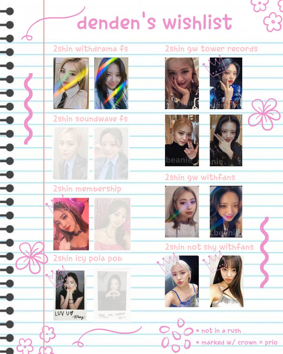 yunahttps's tweet photo. — #ynhttp_wishlist ; 07.01.21 update
itzy wishlist debutation >.<
lol gluck nalang talaga sa akin huhu https://t.co/3EZjQ3Gxc5
