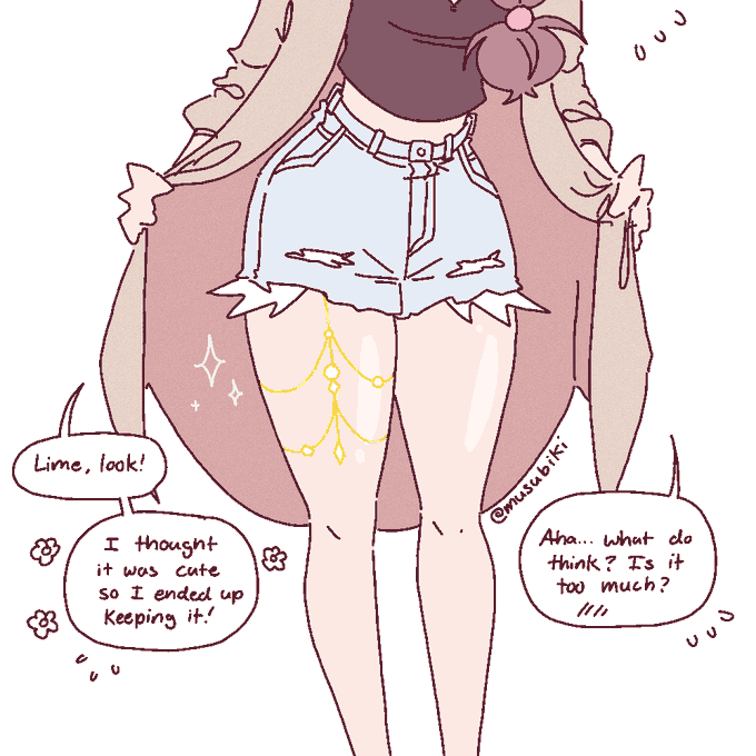 [oc] mochi thighs, part 2 ⭐️ 