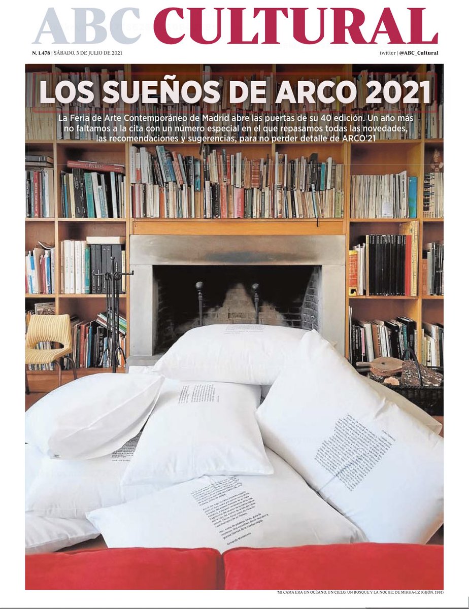 NoemiMendez's tweet photo. Pues en el @ABC_Cultural tenéis las recomendaciones que os hacemos… Quizás la emoción del reencuentro me ha llevado a dejarme arrastrar por lo físico, lo corpóreo… hoy puedes tomar un café de julio conociendo nuevos artistas… o recordando el trabajo de los que ya conoces… ⚡️ https://t.co/gah14wqfm0