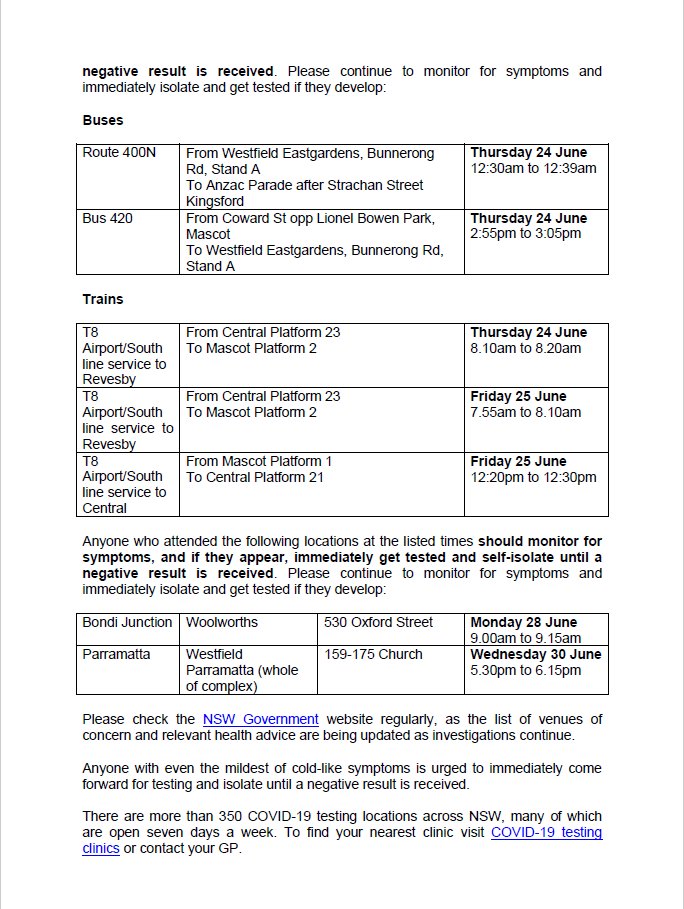 NSWHealth's tweet photo. ⚠️PUBLIC HEALTH ALERT - ADDITIONAL VENUES OF CONCERN⚠️ https://t.co/qhHF4Gk1HG