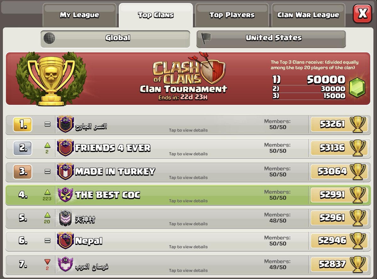 CamWOW_GoldenX's tweet photo. This happened during our knock outs tonight.  We have some pretty OP players hanging out every night.  #TheBestCOC #ClashofClans https://t.co/JMNcdRNGMG