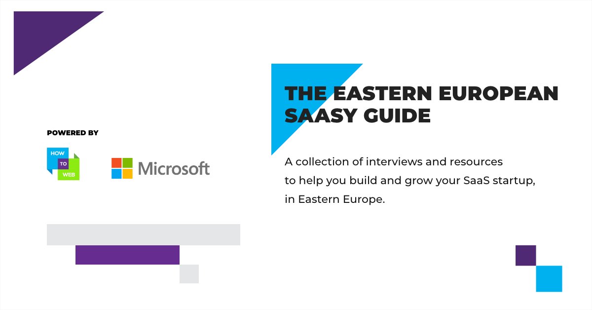 stepFWD (@stepfwdtoday) on Twitter photo There is no secret that European SaaS startups are having a moment right now. There are more startups, more problems to solve, and more money to raise.
Check out The Eastern European SaaSy Guide published by <a href="/how_to_web/">How to Web</a> 👉 bit.ly/2T0axkk There is no secret that European SaaS startups are having a moment right now. There are more startups, more problems to solve, and more money to raise.
Check out The Eastern European SaaSy Guide published by <a href="/how_to_web/">How to Web</a> 👉 bit.ly/2T0axkk